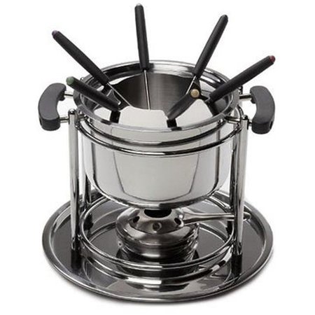 COOK PRO Cookpro 527 Stainless Fondue 11 Pc Set Gel Burner & Stainles 527
